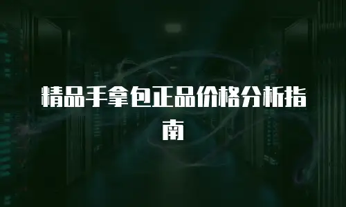 精品手拿包正品价格分析指南