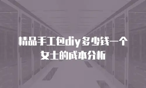 精品手工包diy多少钱一个女士的成本分析