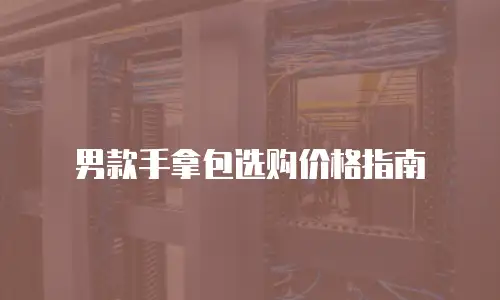 男款手拿包选购价格指南