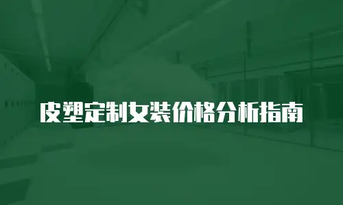 皮塑定制女装价格分析指南