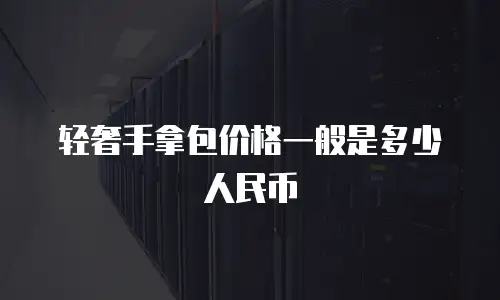 轻奢手拿包价格一般是多少人民币