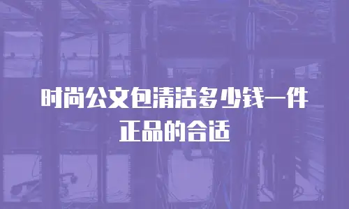 时尚公文包清洁多少钱一件正品的合适
