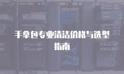 手拿包专业清洁价格与选型指南