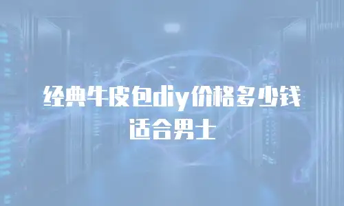 经典牛皮包diy价格多少钱适合男士