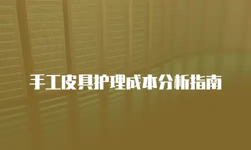 手工皮具护理成本分析指南