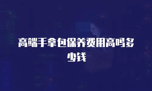 高端手拿包保养费用高吗多少钱