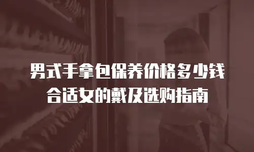 男式手拿包保养价格多少钱合适女的戴及选购指南