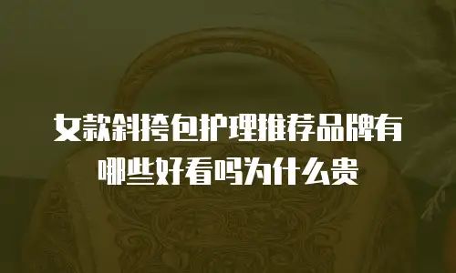 女款斜挎包护理推荐品牌有哪些好看吗为什么贵
