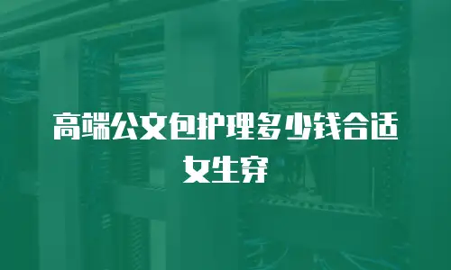 高端公文包护理多少钱合适女生穿