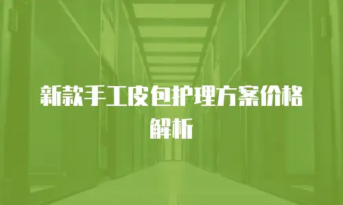 新款手工皮包护理方案价格解析