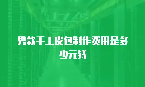 男款手工皮包制作费用是多少元钱