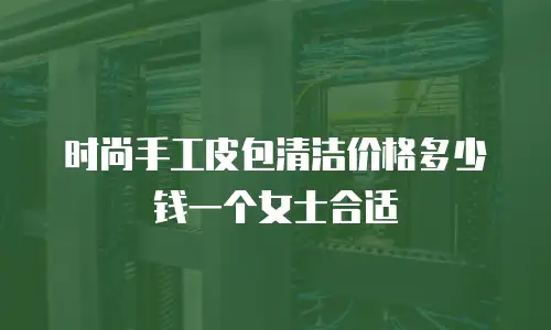 时尚手工皮包清洁价格多少钱一个女士合适