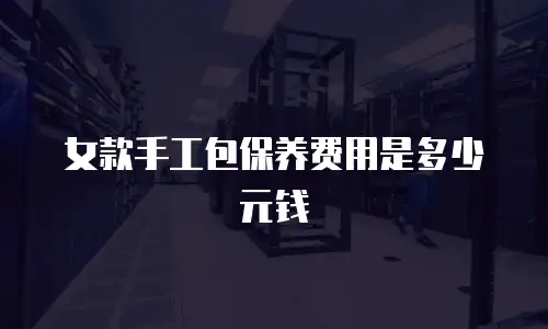 女款手工包保养费用是多少元钱