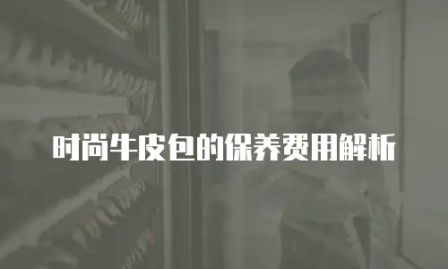 时尚牛皮包的保养费用解析
