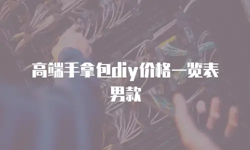 高端手拿包diy价格一览表男款