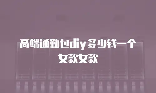 高端通勤包diy多少钱一个女款女款