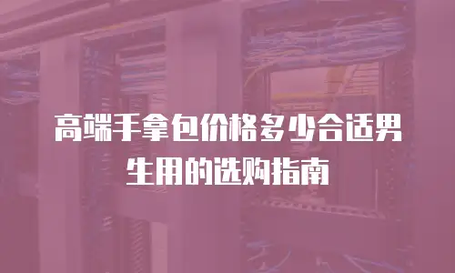 高端手拿包价格多少合适男生用的选购指南