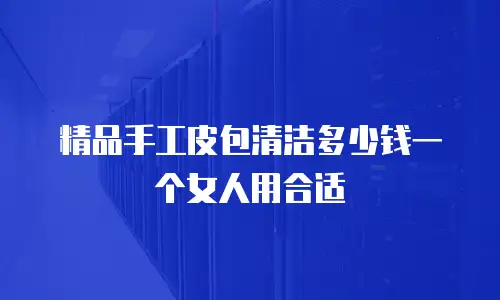 精品手工皮包清洁多少钱一个女人用合适