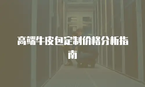 高端牛皮包定制价格分析指南
