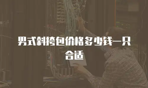 男式斜挎包价格多少钱一只合适