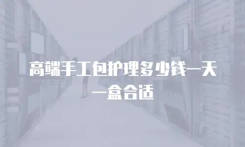 高端手工包护理多少钱一天一盒合适