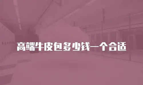 高端牛皮包多少钱一个合适