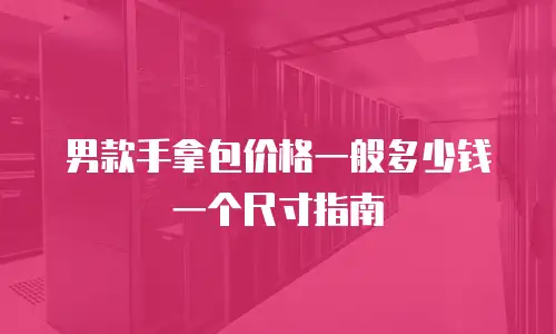 男款手拿包价格一般多少钱一个尺寸指南