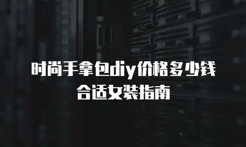时尚手拿包diy价格多少钱合适女装指南