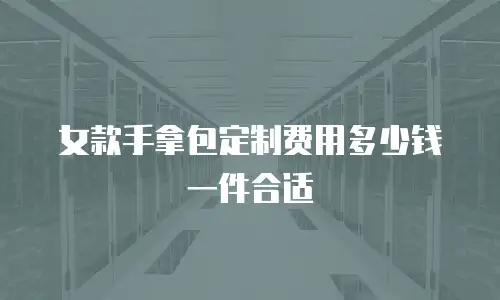 女款手拿包定制费用多少钱一件合适