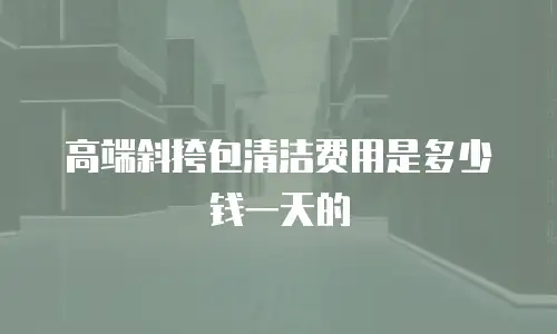 高端斜挎包清洁费用是多少钱一天的
