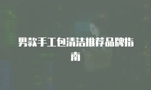 男款手工包清洁推荐品牌指南