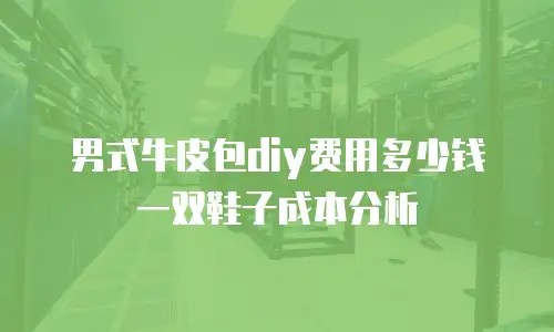男式牛皮包diy费用多少钱一双鞋子成本分析