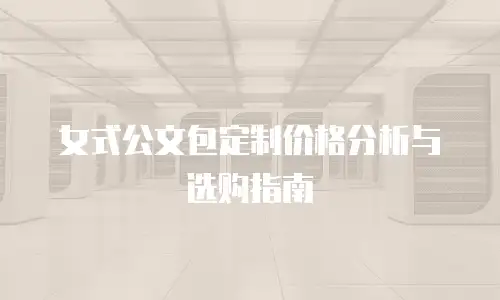 女式公文包定制价格分析与选购指南