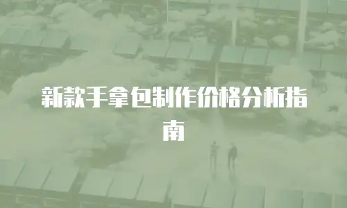 新款手拿包制作价格分析指南