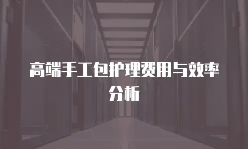 高端手工包护理费用与效率分析