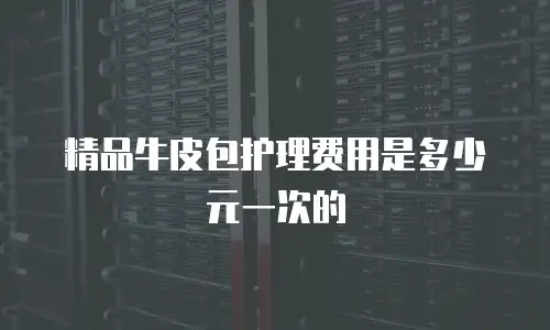精品牛皮包护理费用是多少元一次的