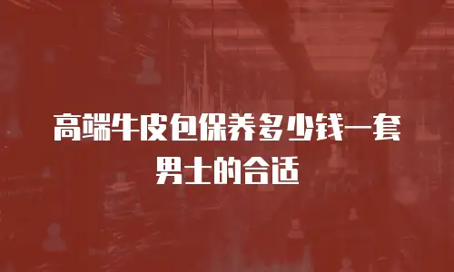 高端牛皮包保养多少钱一套男士的合适