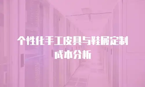 个性化手工皮具与鞋履定制成本分析