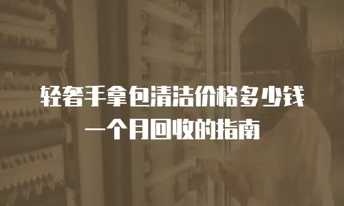 轻奢手拿包清洁价格多少钱一个月回收的指南