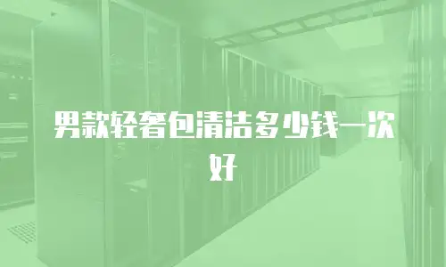 男款轻奢包清洁多少钱一次好