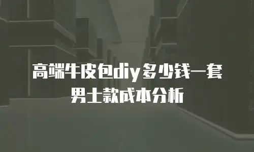 高端牛皮包diy多少钱一套男士款成本分析