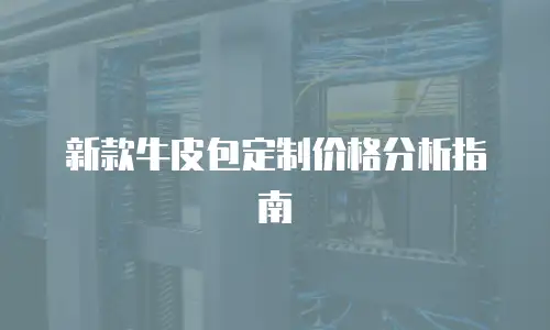 新款牛皮包定制价格分析指南
