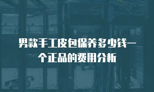 男款手工皮包保养多少钱一个正品的费用分析