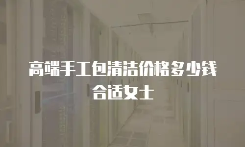 高端手工包清洁价格多少钱合适女士