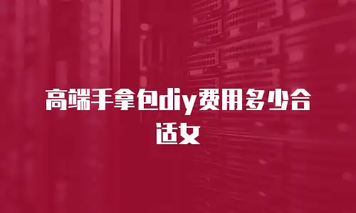 高端手拿包diy费用多少合适女