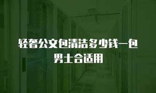 轻奢公文包清洁多少钱一包男士合适用