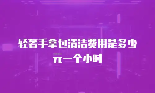 轻奢手拿包清洁费用是多少元一个小时