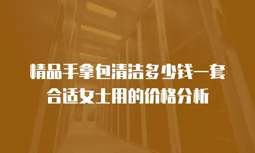 精品手拿包清洁多少钱一套合适女士用的价格分析