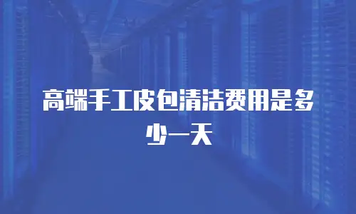 高端手工皮包清洁费用是多少一天