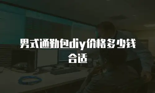 男式通勤包diy价格多少钱合适